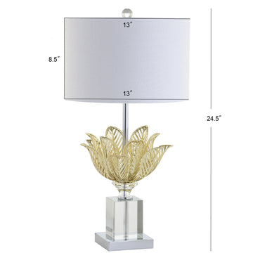Mia 24.5" Crystal LED Table Lamp - JONATHAN Y